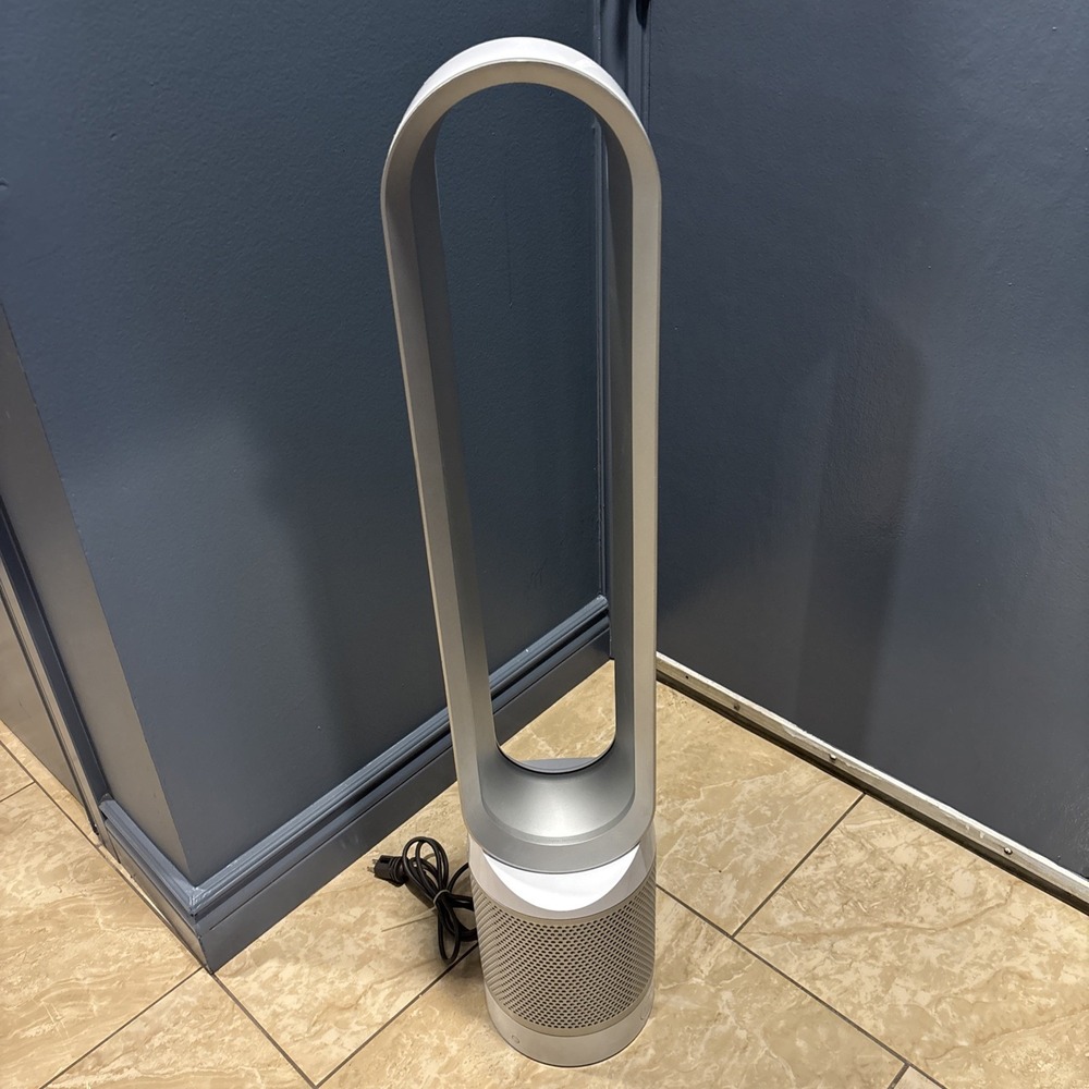 Dyson Pure Cool TP02 HEPA Air Purifier Bladeless Tower Fan White- Tested- Read